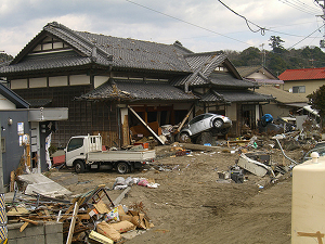 Devastation from the Mar. 11 tsunami that crippled Fukushima. / Credit: Suvendrini Kakuchi/IPS